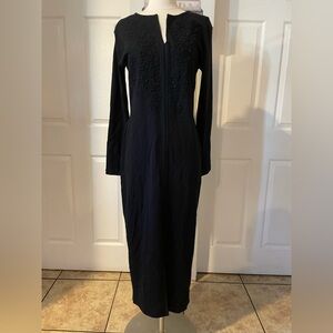Maggy London Black Long Sleeve Dress